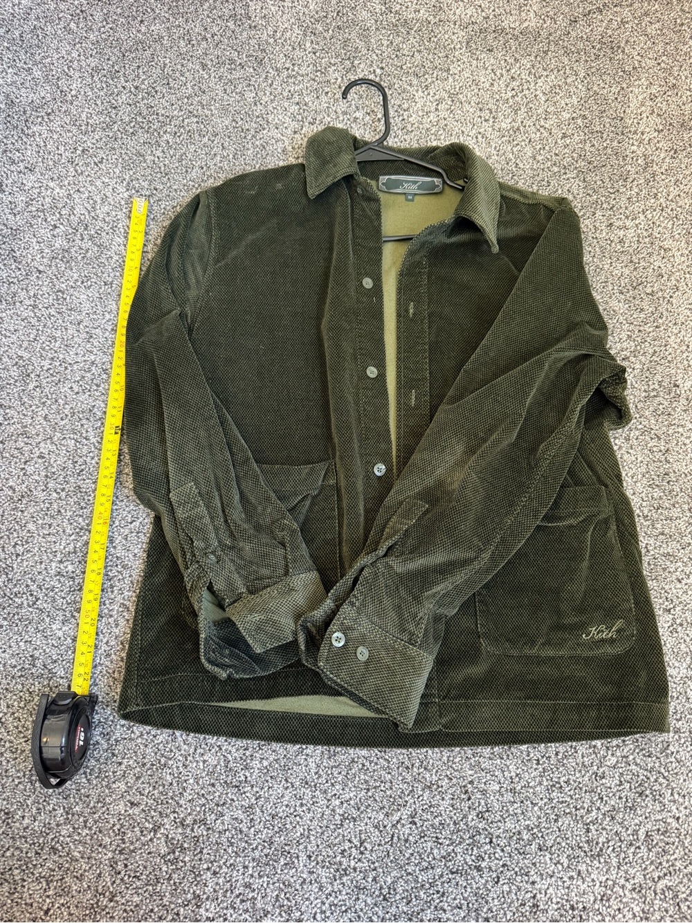 Kith Corduroy Matching Set Jacket + Pants Olive Green Men’s NWOT